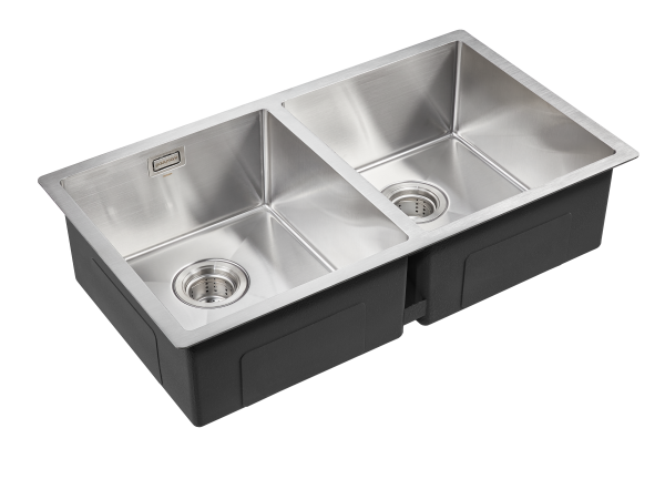 Paulmark Мойка нерж. сталь AISI304 DOPPLET, PM507844-BS, брашированная нерж.сталь, 780х440мм