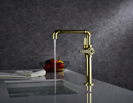 Paulmark Смеситель для кухни LOFT, Lo226006-G, золото