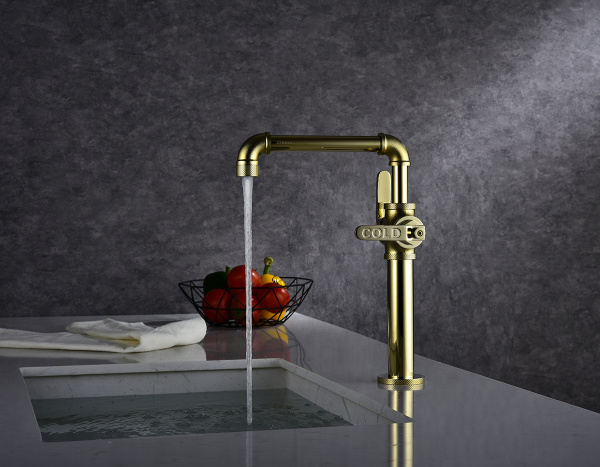 Paulmark Смеситель для кухни LOFT, Lo226006-G, золото