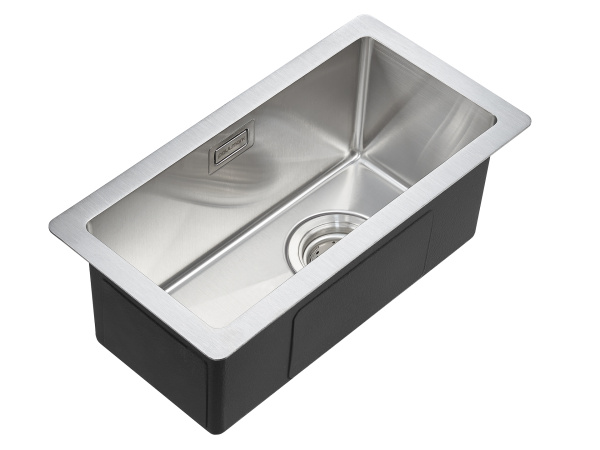 Paulmark Мойка нерж. сталь AISI304 KLEIN, PM202344-BS, брашированная нерж.сталь, 230х440мм