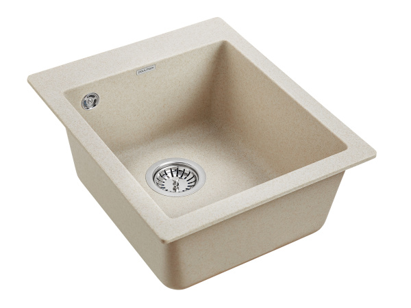 Paulmark Мойка кварцевая LEER, PM104249-BE, бежевый, 415х490 мм