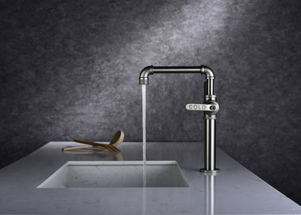 Paulmark Смеситель для кухни LOFT, Lo226006-NI, темный никель