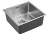 Paulmark Мойка нерж. сталь  AISI304 LASSAN, PM304444-BS, брашированное золото, 440х440мм