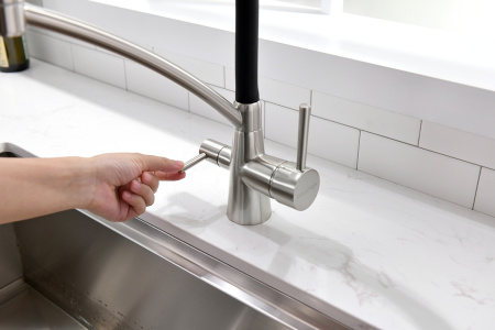 Paulmark Смеситель для кухни SIEGEN, никель, 213111-NI