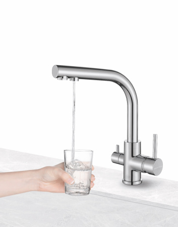 Paulmark Смеситель для кухни ESSEN, хром, 213011-CR