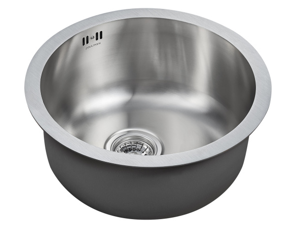 Paulmark Мойка нерж. Сталь AISI304 WERRA, PM404646-BS, брашированная нерж. сталь, D460мм Paulmark Мойка нерж. Сталь AISI304 WERRA, PM404646-BS, брашированная нерж. сталь, D460мм