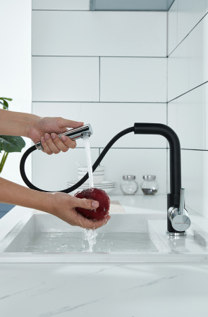 Paulmark Смеситель для кухни Kassel, антрацит, Ka214311-401