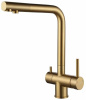 Paulmark Смеситель для кухни SKALEN, брашированное золото, 213020-BG