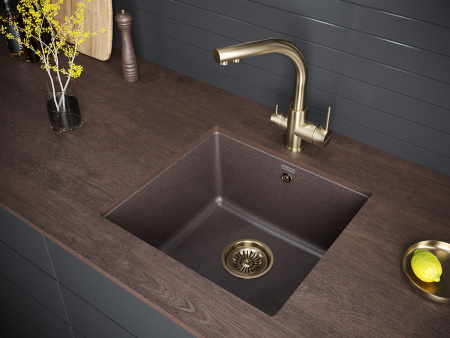 Paulmark Смеситель для кухни ESSEN, бронза, 213011-BR