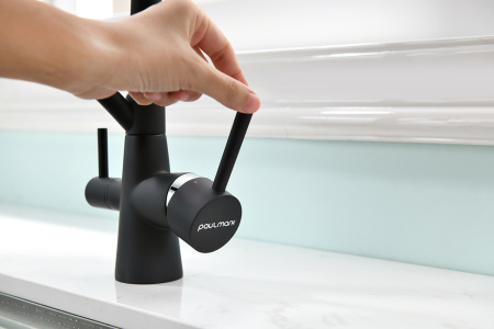 Paulmark Смеситель для кухни SIEGEN, антрацит полностью, 213111-401TB