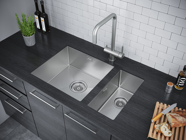 Paulmark Мойка нерж. сталь AISI304 KLEIN, PM202344-BS, брашированная нерж.сталь, 230х440мм