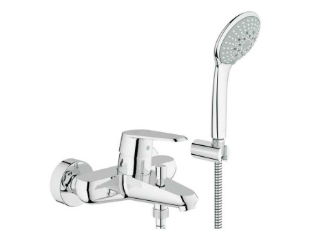 Grohe Eurodisc Cosmopolitan настенный смесиель для ванной с душевым гарнитуром