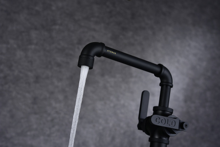 Paulmark Смеситель для кухни LOFT, Lo226006-401, PVD антрацит