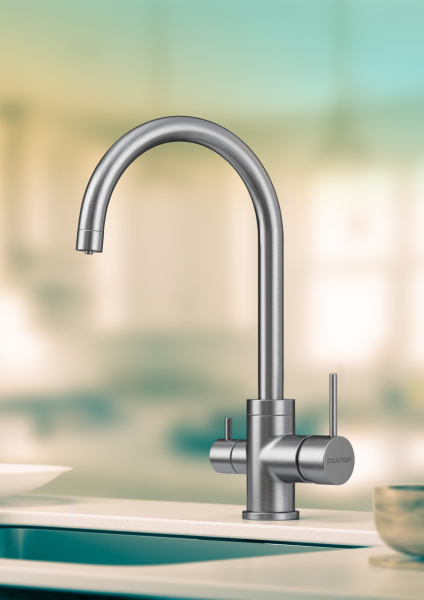 Paulmark Смеситель для кухни ESSEN, никель, 213211-NI