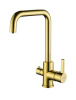Paulmark Смеситель для кухни LOGAS, Lo213021-G, золото