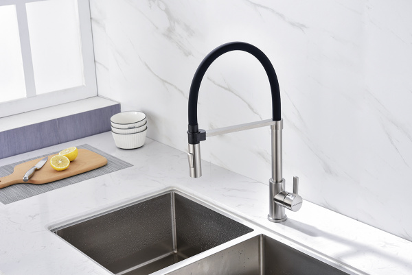 Paulmark Смеситель для кухни Halt, никель, Ha214021-Ni