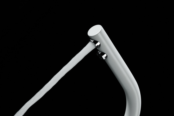 Paulmark Смеситель для кухни ESSEN, белый матовый полностью, 213011-431TW