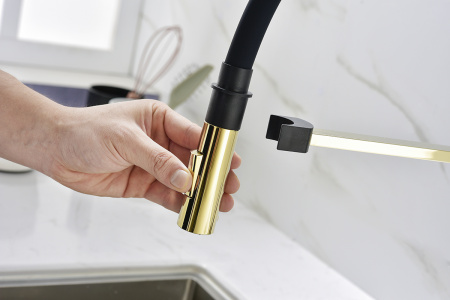 Paulmark Смеситель для кухни Halt, золото, Ha214021-G