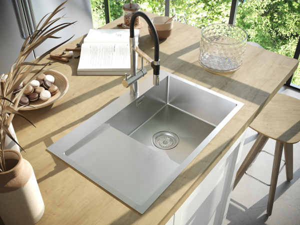 Paulmark Мойка нерж. сталь AISI304 ELDE, PM807851-BSR, брашированная нерж. сталь, правая, 780х510мм Paulmark Мойка нерж. сталь AISI304 ELDE, PM807851-BSR, брашированная нерж. сталь, правая, 780х510мм