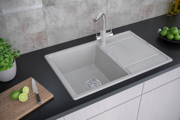 Paulmark Смеситель для кухни ESSEN, серый-хром, 213011-GRCR