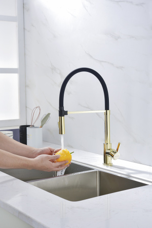 Paulmark Смеситель для кухни Halt, золото, Ha214021-G