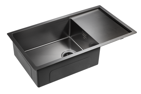 Paulmark Мойка нерж. сталь AISI304 PLATTE, PM807844-GM, вороненая сталь, 780х440мм Paulmark Мойка нерж. сталь AISI304 PLATTE, PM807844-GM, вороненая сталь, 780х440мм