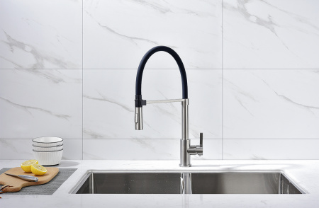 Paulmark Смеситель для кухни Halt, никель, Ha214021-Ni