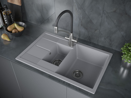 Paulmark Смеситель для кухни SIEGEN, никель, 213111-NI