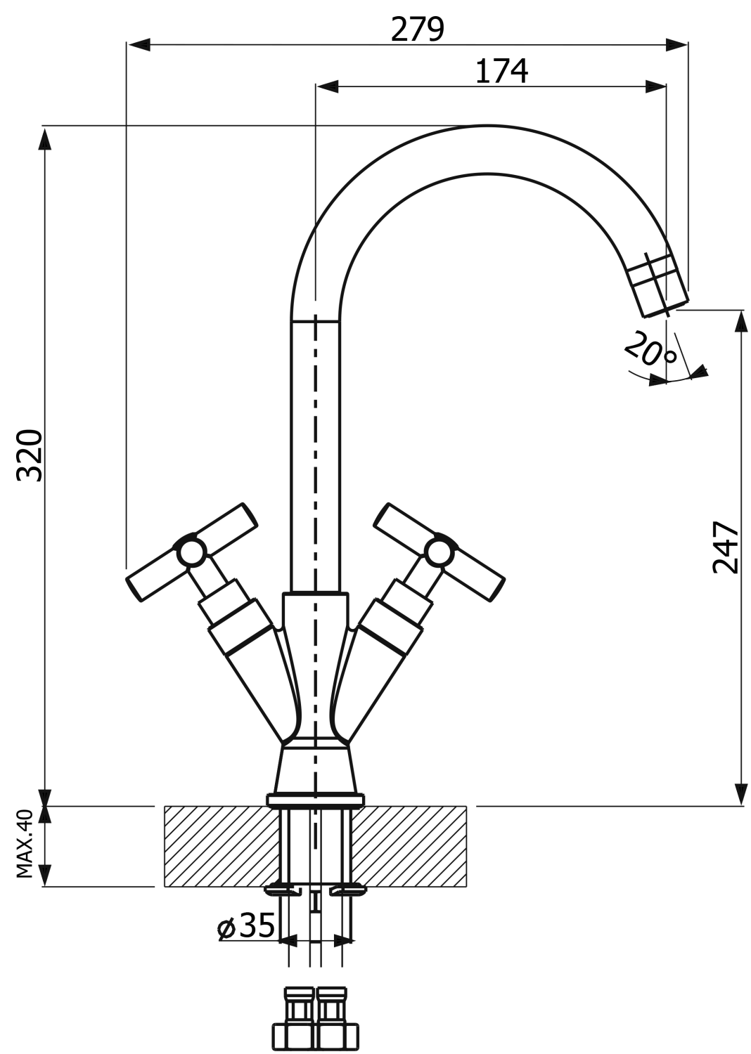 Смеситель ИТА FK