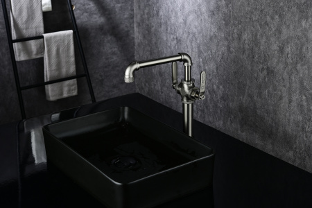 Paulmark Смеситель для кухни LOFT, Lo226006-NI, темный никель