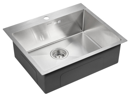 Paulmark Мойка нерж. сталь BRIM, PM215951-BS, брашированная нерж. сталь, 590х510мм