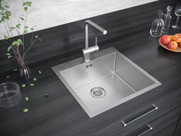 Paulmark Смеситель для кухни Spring, нержавеющая сталь, Sp212067-SS