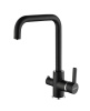 Paulmark Смеситель для кухни LOGAS, Lo213021-418, Чёрный металик