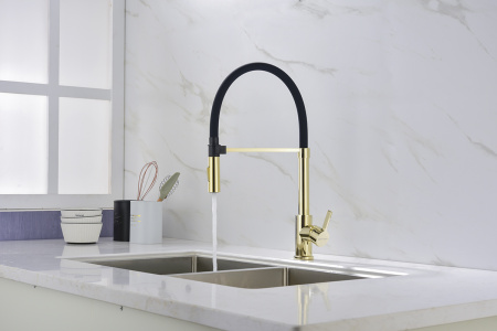 Paulmark Смеситель для кухни Halt, золото, Ha214021-G