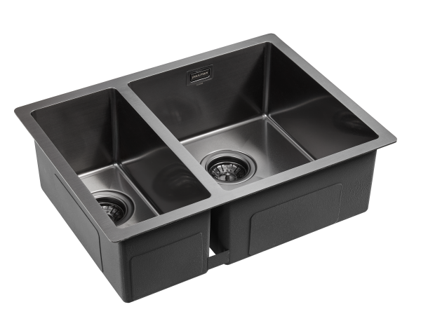 Paulmark Мойка нерж. сталь AISI304 ANNEX, PM545944-GMR, вороненая сталь, правая, PVD, 590х440мм Paulmark Мойка нерж. сталь AISI304 ANNEX, PM545944-GMR, вороненая сталь, правая, PVD, 590х440мм