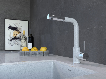 Paulmark Смеситель для кухни Kassel, серый, Ka214311-310