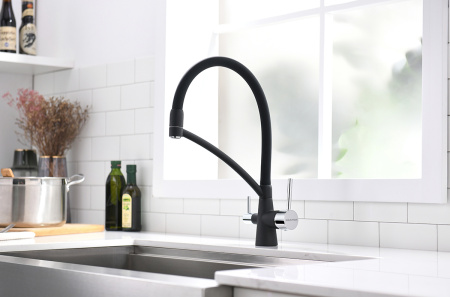 Paulmark Смеситель для кухни SIEGEN, антрацит, Si213111-401