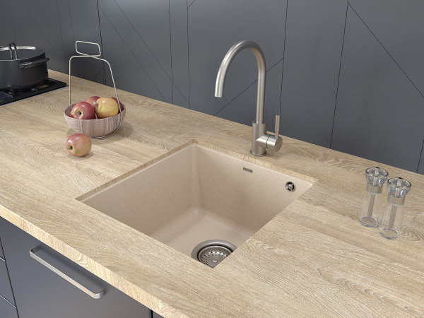 Paulmark Смеситель для кухни Holstein, никель, Ho212063-NI