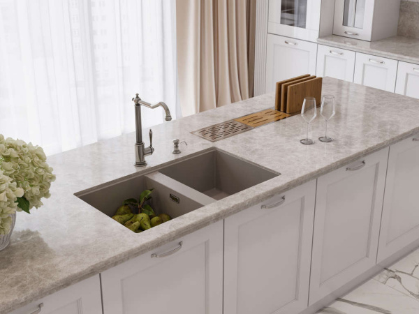 Omoikiri Kitagawa 83-2-U-GR Artceramic/leningrad grey