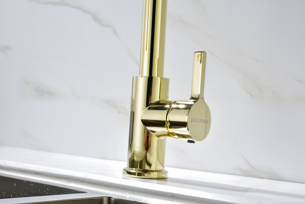 Paulmark Смеситель для кухни Halt, золото, Ha214021-G