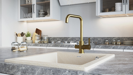 Paulmark Смеситель для кухни LOGAS, Lo213021-BR, Бронза