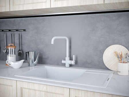 Paulmark Смеситель для кухни LOGAS, Lo213021-310, Серый