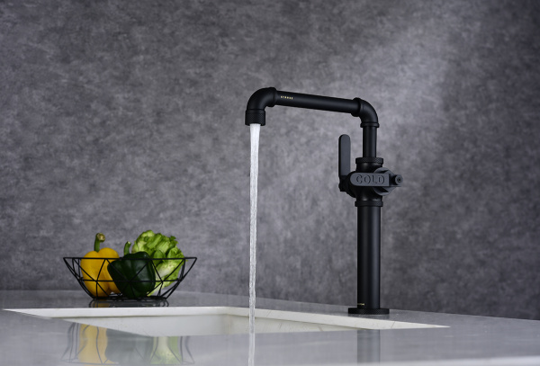 Paulmark Смеситель для кухни LOFT, Lo226006-401, PVD антрацит