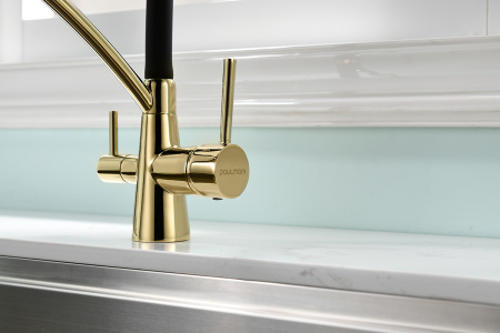 Paulmark Смеситель для кухни SIEGEN, золото, 213111-G