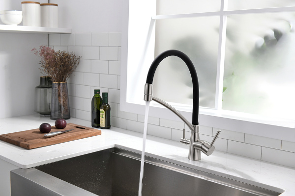 Paulmark Смеситель для кухни SIEGEN, никель, 213111-NI