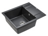 Paulmark Мойка кварцевая OPTIMUM, PM216050-BL, черный , 600х500 мм