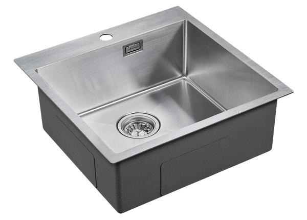 Paulmark Мойка нерж. сталь AISI304 VELTEN, PM905151-BS, брашированная нерж. сталь, 510х510мм Paulmark Мойка нерж. сталь AISI304 VELTEN, PM905151-BS, брашированная нерж. сталь, 510х510мм