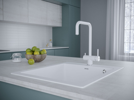 Paulmark Смеситель для кухни Wetter, белый матовый, We213030-431