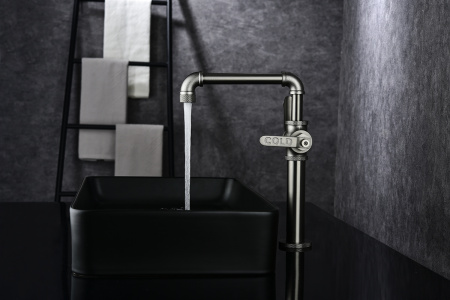 Paulmark Смеситель для кухни LOFT, Lo226006-NI, темный никель