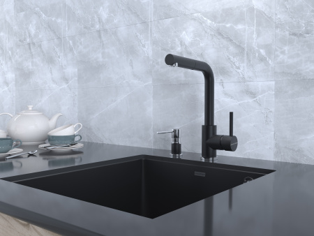 Paulmark Смеситель для кухни Kassel, антрацит полностью, Ka214311-401TB